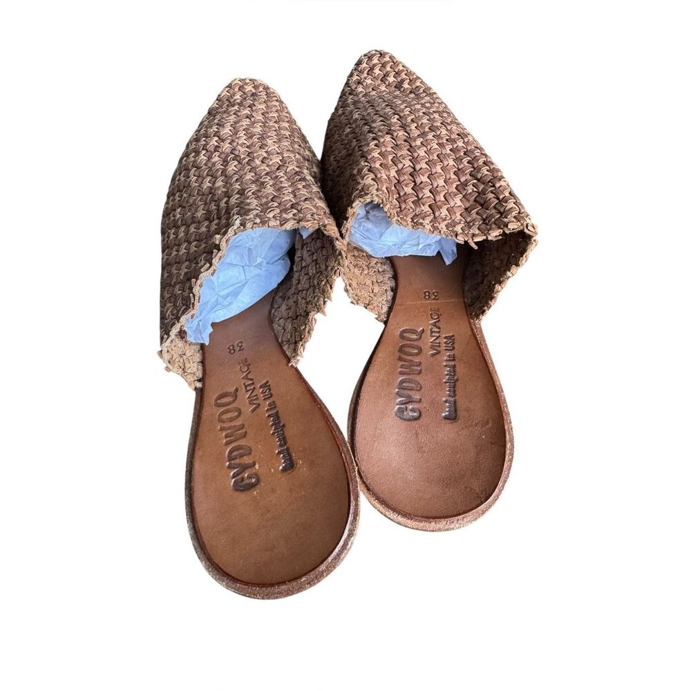 Cydwoq Orient vintage knit leather mules 38 - Picture 4 of 6